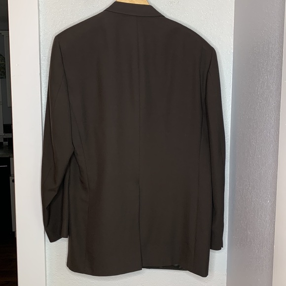 Jack Nicklaus brown blazer sports coat 2 gold tone button closure - Picture 2 of 5